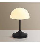 Dawnwake Mushroom Lamp Cordless Lamp Table Lamp,Outdoor Waterproof Shower Lamps,5000mAh Rechargeb...