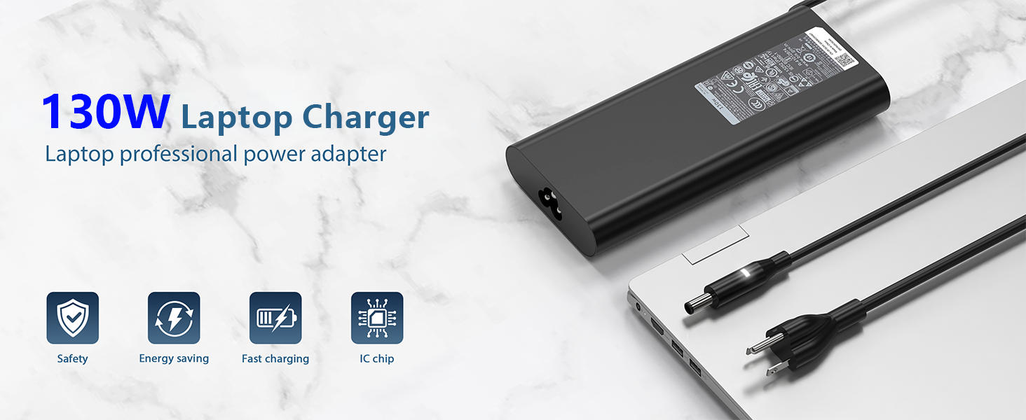 dell 130w laptop charger