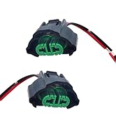 Arwrilt H11 H8 Female Adapters Wiring Harness Sockets, H11 H8 880 881 Led Fog Light Bulb Socket, ...