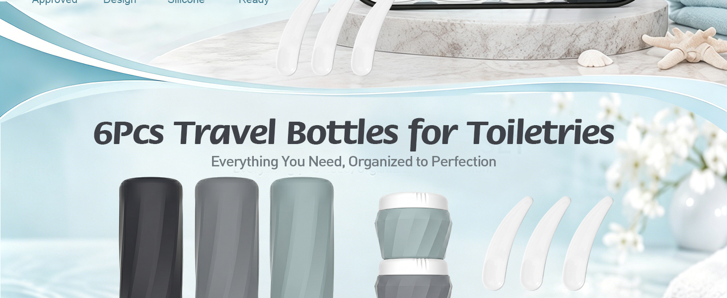 6Pcs Travel Bottles for Toiletries