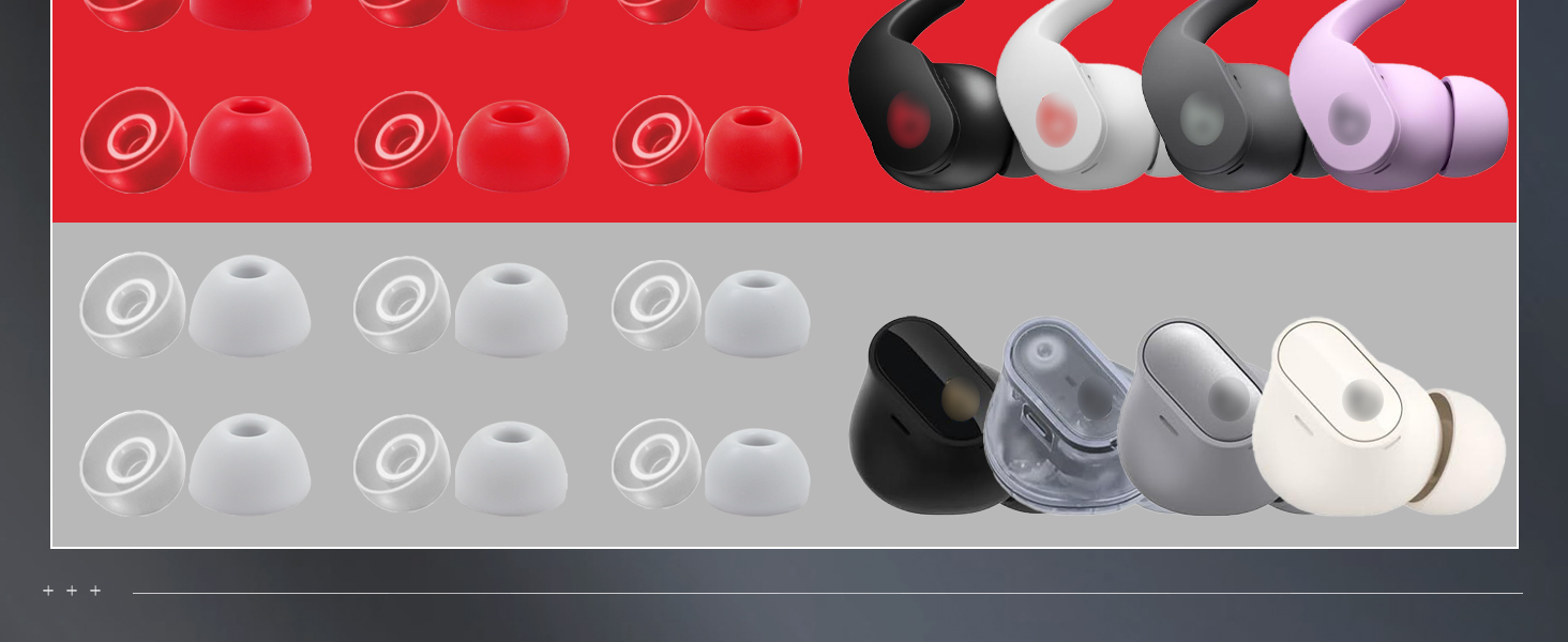 Replacement Silicone Ear Tips for Beats Fit Pro