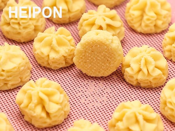 Cookies are heated more evenly during the baking process