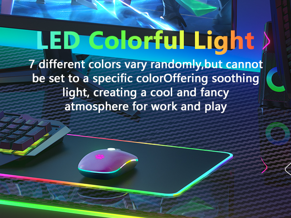 Backlit LED 2.4GHz Rechargeable Silent Mouse