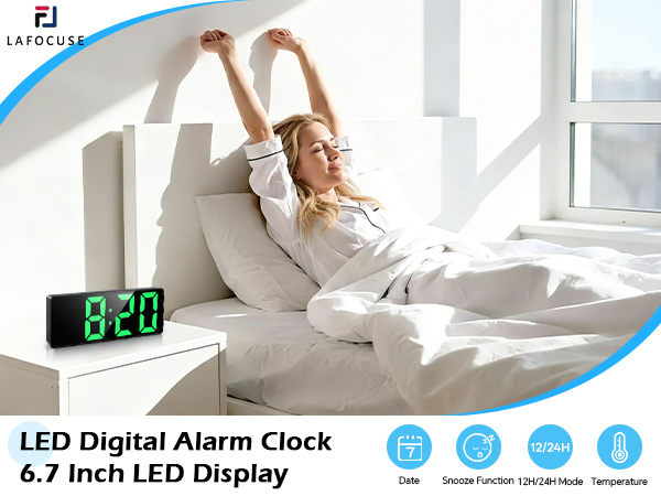 led digital alarm clock