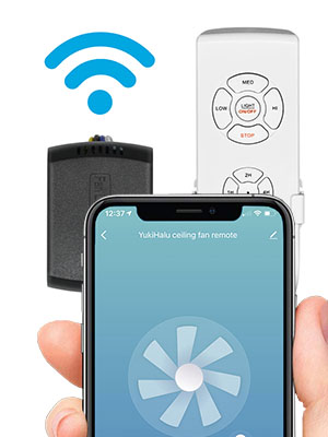 2.4G wifi ceiling fan light remote free-hand voice control RF control