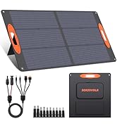 SOKIOVOLA N-Type 16BB 100W Portable Solar Panel 18V Mono ETFE Foldable Solar Panel,25% High Effic...