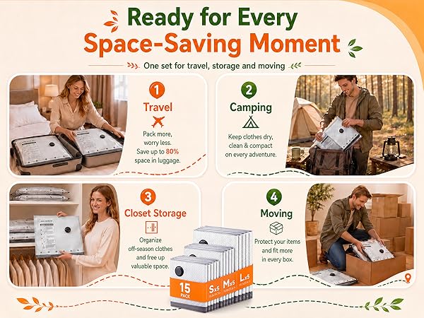 vacuum seal bags for clothing travel