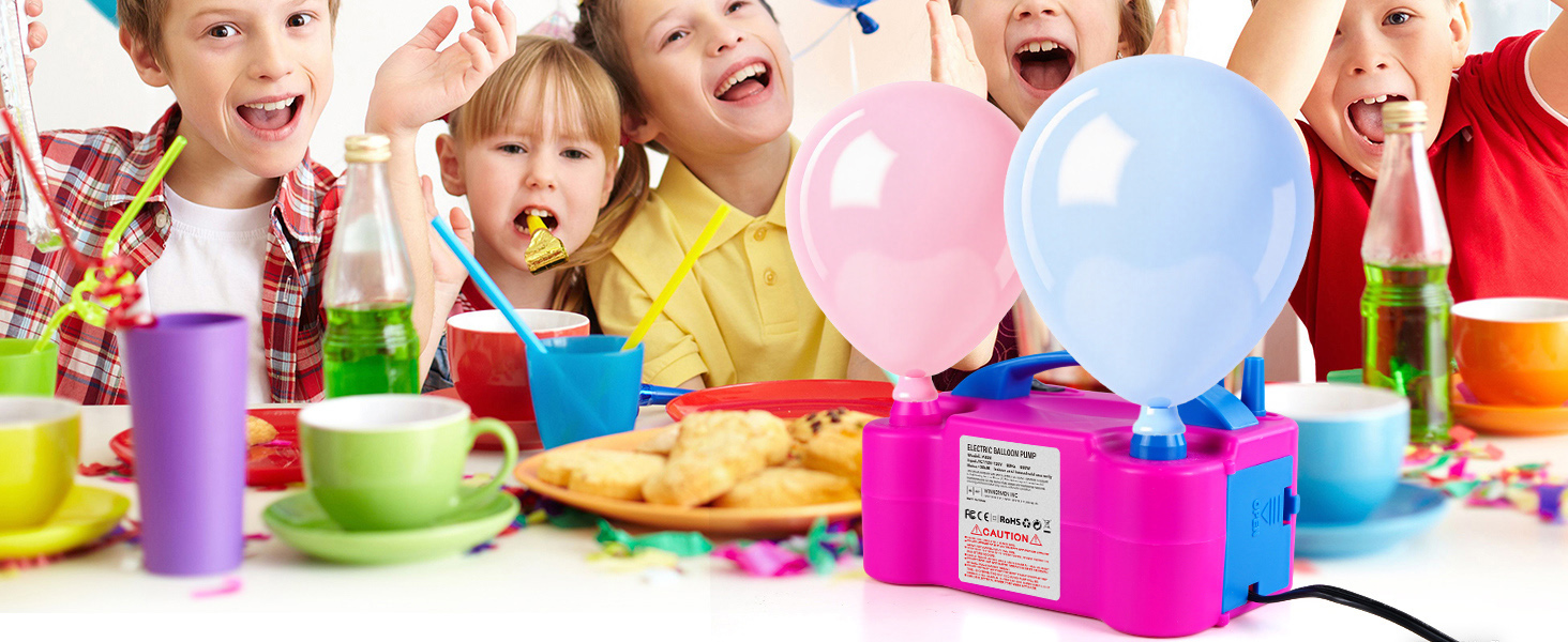 Electric Balloon Pump, Portable Electric Balloon Blower Machine Balloon Air Pump