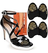 Metatarsal Pads for Women: Ball of Foot Cushions (2 Pairs) - Heel Inserts for Women, Non-Slip Hee...