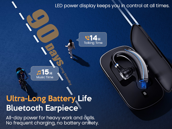 driving bluetooth headset with ear hook single right ear bluetooth earphones with microphone