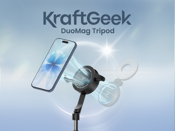 Phone tripod for video recording and vlogging