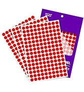 PARLAIM 1500PCS Colored Dot Stickers 1/2