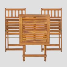 Conveniently Foldable: a smart foldable design, our outdoor bistro set is easy to transport, store