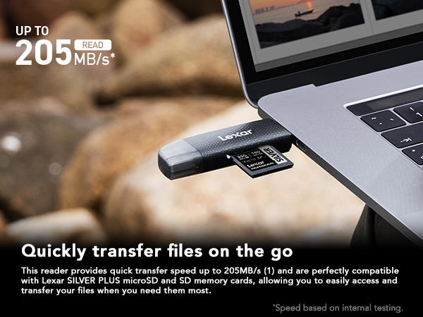 Quickly transfer files on the go