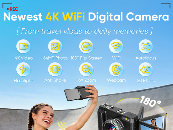 4K digital camera