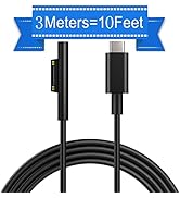 Sisyphy 10ft Surface Connect to USB-C Charging Cable Compatible for Microsoft Surface Pro7 Go2 Pr...