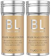 BestLand Hair Wax Stick, Flyaways Hair Stick Non-greasy Styling Wax Stick for Hair Edge Control H...