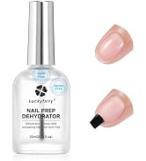Luckyfairy Nail Dehydrator, Acid-Free &amp; HEMA-Free Professional Nail Prep Kit for Press Ons/Gel Po...