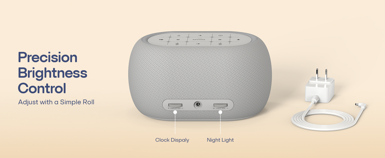 Dimmable alarm clock