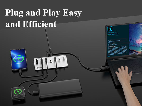 powered usb hub 3.0 usb hub 10gbps