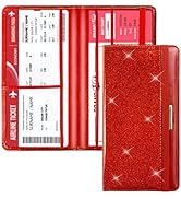 Bling Car Registration and Insurance Card Holder - Leather Vehicle Glove Box Automobile Documents...