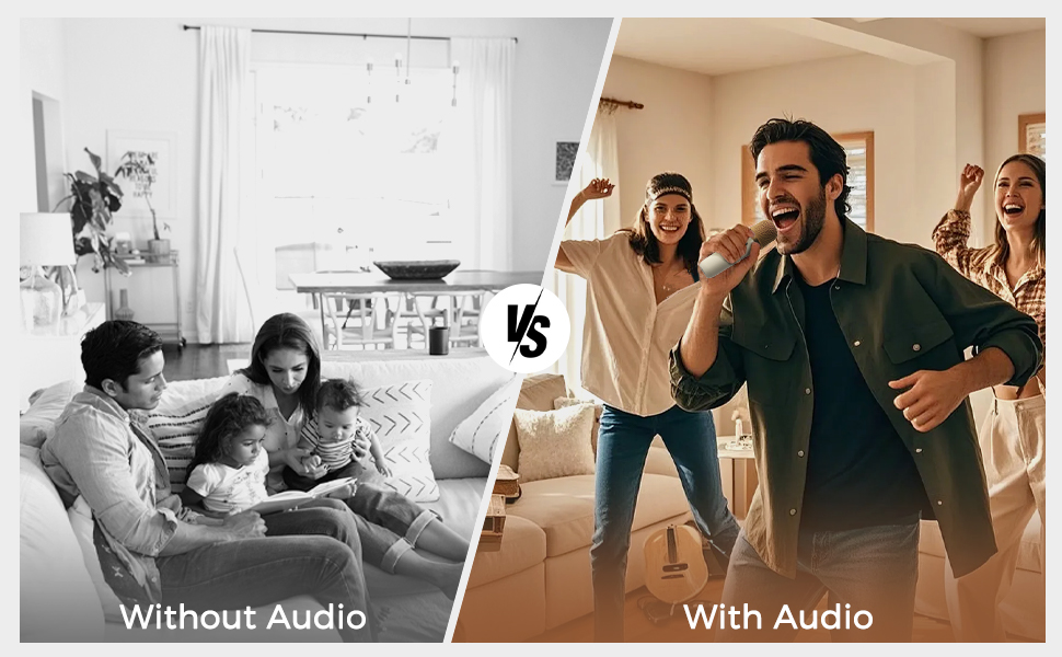 Karaoke Machine for kids Adults Portable Bluetooth Speaker with 2 Wireless Microphones