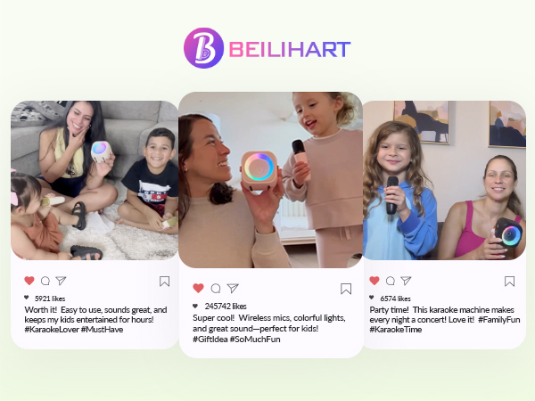 Singing Mini Karaoke Machine for Kids