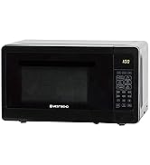 West Bend Microwave Oven 700-Watts Compact with 6 Pre-Set Cooking Settings, Speed Defrost, Electr...