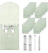 RISESAILS 20-Piece Complete Nail Care Kit, Professional Manicure Set with Stainless Steel Tools f...
