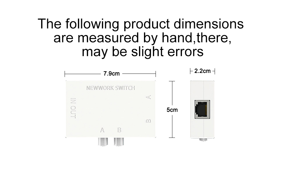 2 port network switch