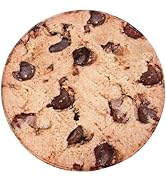 Vessia Giant Cookie Blanket, Realistic Funny Food Blanket for Adults and Kids, 300GSM Giant Soft ...