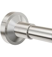 Bonpally Shower Curtain Rod 32-75 Inches Adjustable, Non-Slip Spring Tension Shower Rod Stainless...