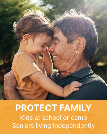 GPS trackers for kids or seniors