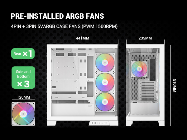 computer case airflow channel