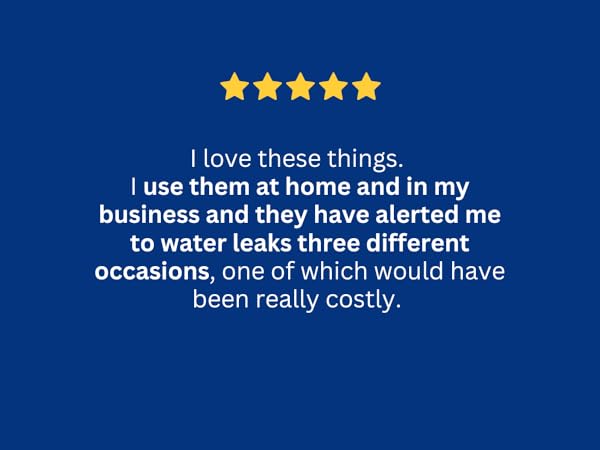 Flood Buzz water leak alarms