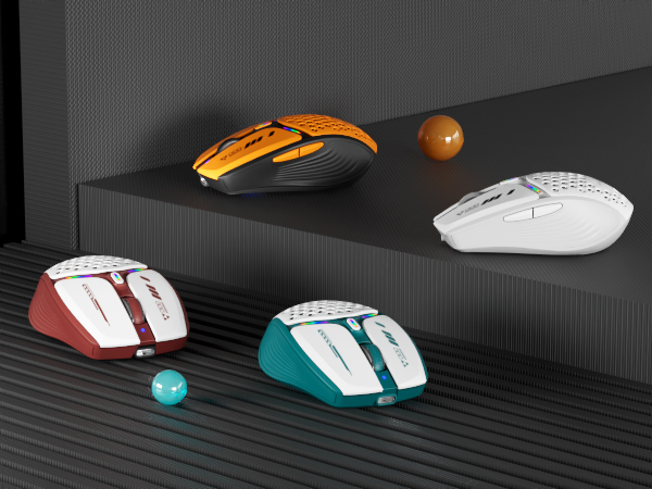 wireless mouse orange