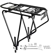 Vincita Fat Tire Bike Rack - Bicycle Luggage Rear Rack for Fat Bike - Maximum Load 60 lbs - Bicyc...