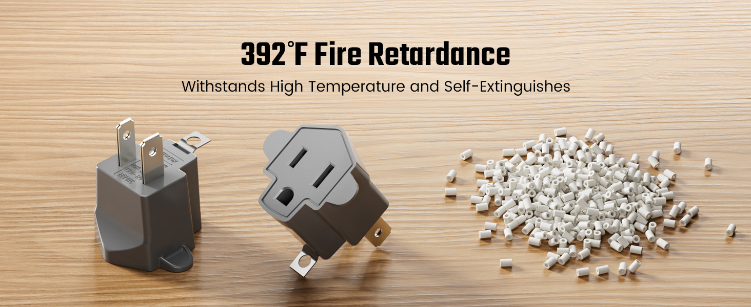 392? Fire Retardance 3-2 Prong Adapter