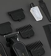 VGR 197 &amp; 995 Professional Barber Combo for Men, Cordless Hair Clippers &amp; Zero Gapped Trimmer Set...