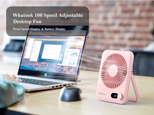desktop small fan portable desk fans rechargeable battery mini travel essentials quiet women table