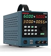 Programmable DC Power Supply (0-60 V 0-5 A) HM605T High Precision 4-Digit Voltage Current Power T...