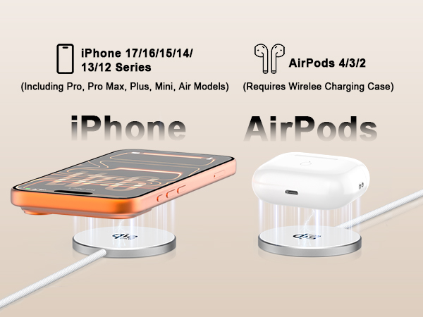 25w qi2.2 wireless charger fast charging iphone 17