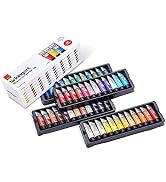 KINGART 500-48 PRO Artist Quality 48 Pc. Acrylic Paint Set, 22ml (0.74oz) Tubes, Set of 48 Unique...