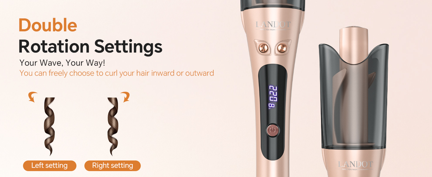 LANDOT Automatic Curling Iron 1-inch