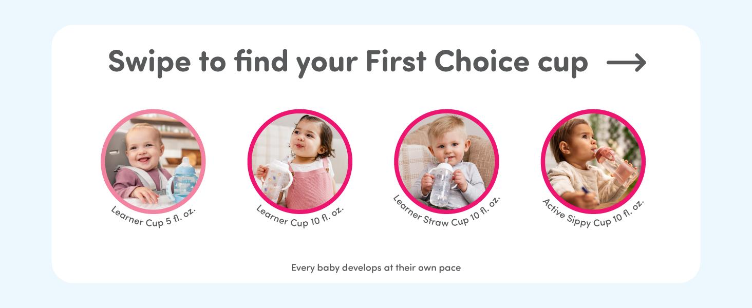 nuk first choice learner straw cup sippy spill leak proof leak proof toddler cup bpa free 9 months