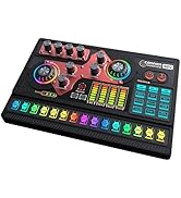 Supaumixers X5 Gaming Audio Mixer,3000mAh Audio Interface for PC Podcast Streaming Sound Board XL...