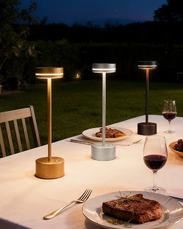 cordless table lamps battery operated touch lamps for nightstand outdoor dining lights