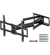 Heavy Duty TV Wall Mount with Extra Long Extendable Arm for 60–110 Inch TVs, Holds Up to 275lbs, ...