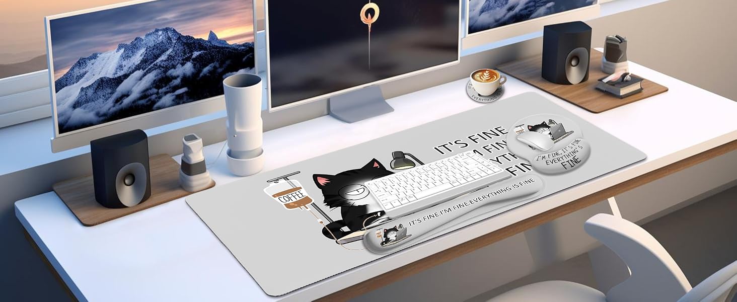 Cute Cat Home Office Desk Accessories