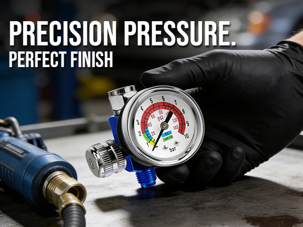 furniture refinishing spray gun gauge wood lacquer finish regulador de presion pistola para pintar